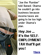 In addition to paying for their own health insurance and retirement, self-employed people have to pay 15.3% to the government on the first $102,000 of income in 2008.